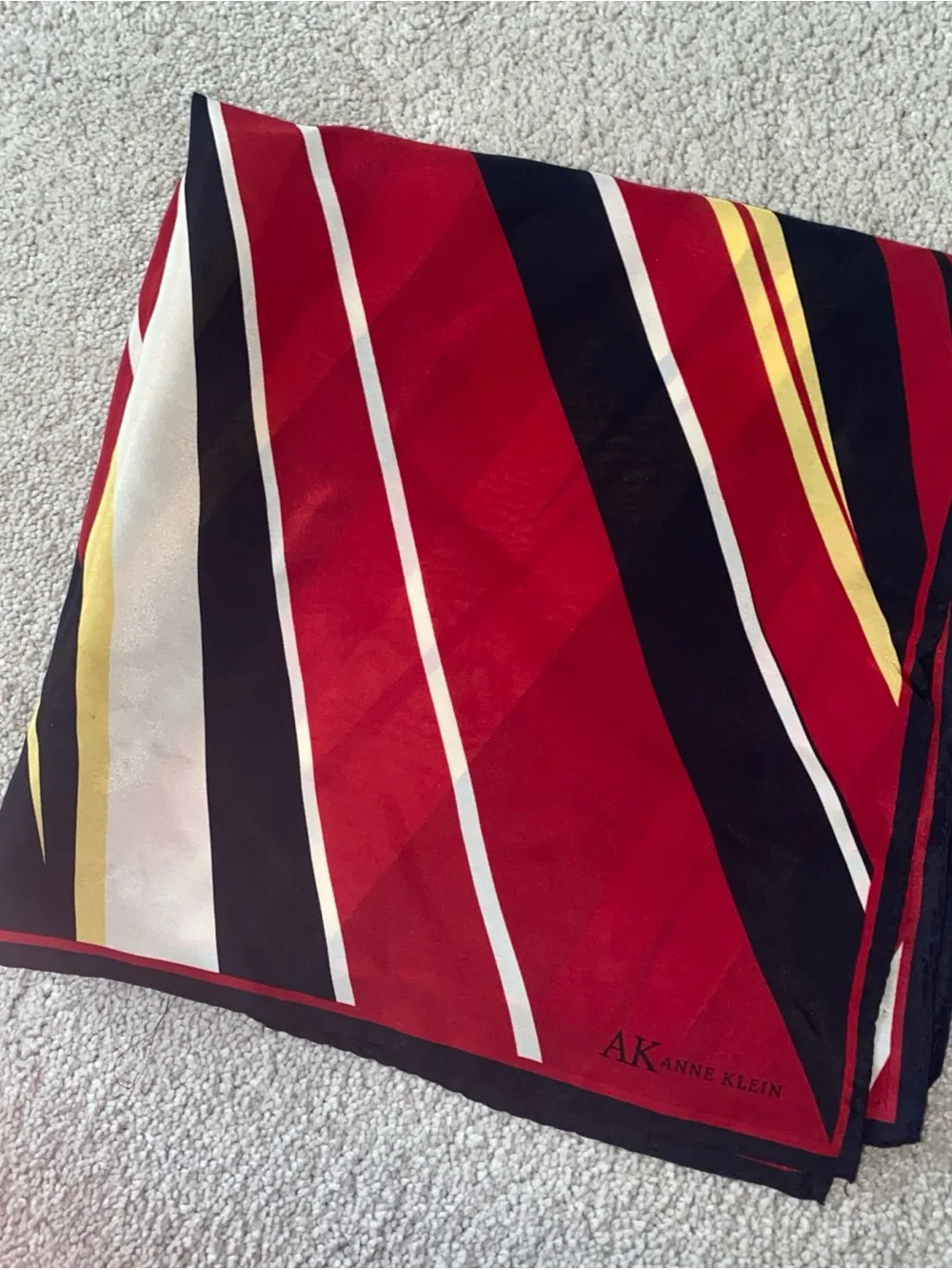Anne Klein VTG Silk Scarf Multiple Colors
